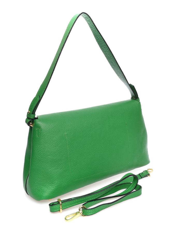 Anna Luchini Groen Rundleer Tas