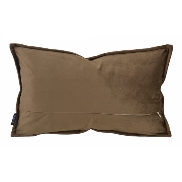 NOVÉE Sierkussen embossed brown | 30 x 50 cm | pu leder