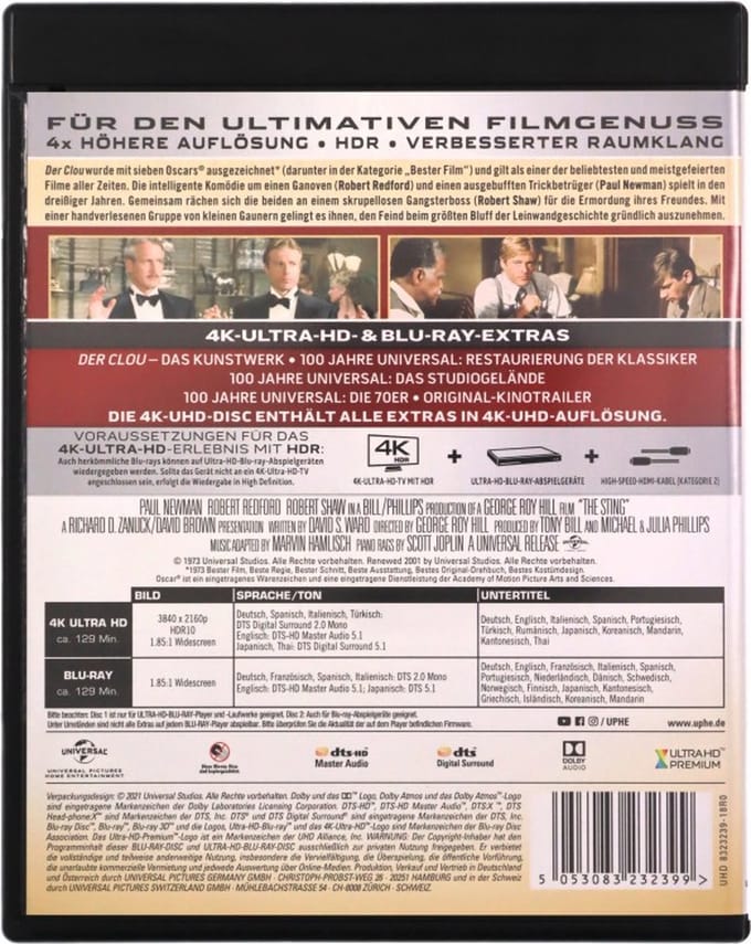 PLAION 1185645 film en Video Blu-ray Duits, Engels