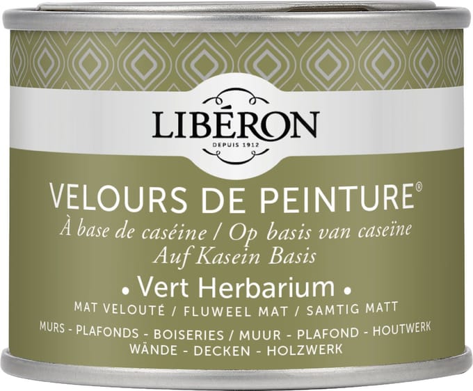 Liberon Velours De Peinture Muurverf - Mat - Vert Herbarium - 0,125l