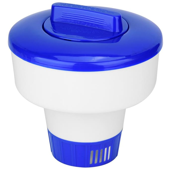 Distributeur de chlore chimique flottant pour piscine, support de tablette de brome pour spa blue