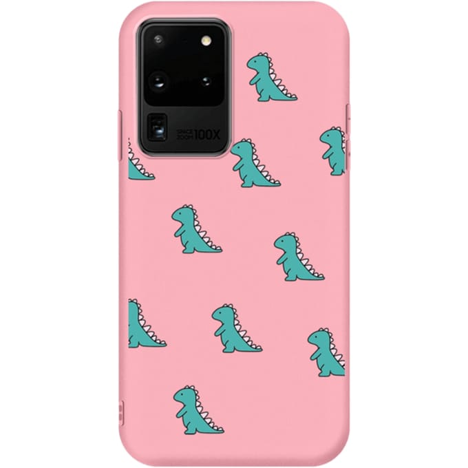 Mocaa  Samsung Galaxy S20 Ultra Dino Case Roze