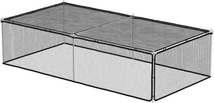 WITBOSCH - Moestuinbak - Fruit- en groentekooi voor moestuinbak 210x107 cm