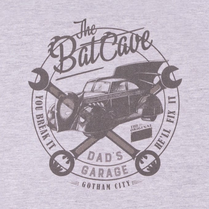 DC Batman The Bat Cave Sweatshirt - Grey - XXL