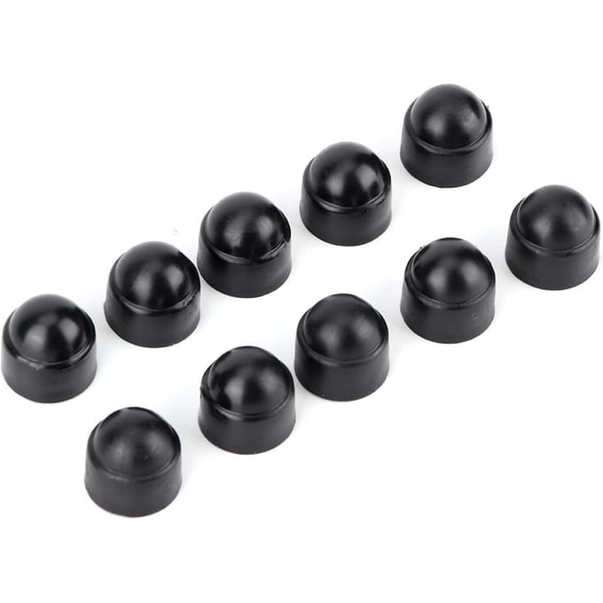 10 stuks 15 mm 0,59 inch M8 kunststof zeskantschroeven, moeren, kopkap, afdekking, accessoire