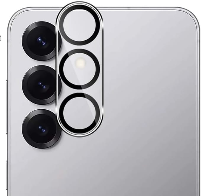 CaseBoutique Camera Lens Protector geschikt voor Samsung Galaxy S26 - Transparant - Gehard Glas 9H