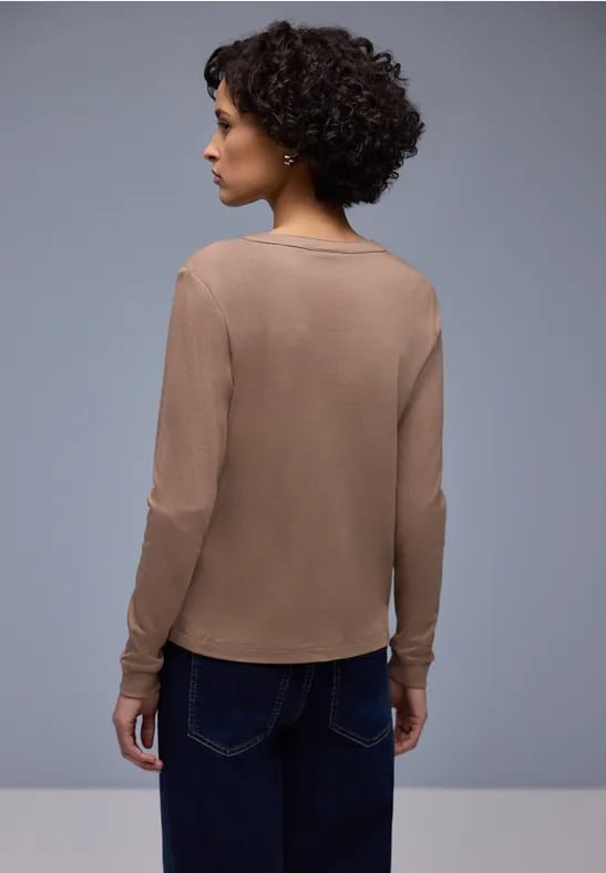 Shirt in effen kleur