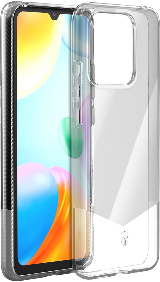 Force Case, Hoesje geschikt voor Xiaomi Redmi 10C - PURE Versterkt, Transparant