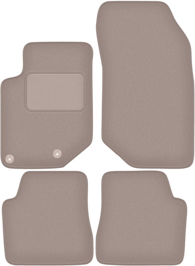 Beige veloursmatten voor: Citroen C4 III hatchback (2020-)