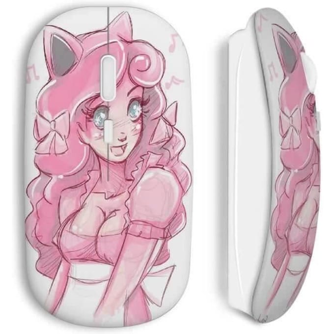 Souris sans fil Pink princess rondoudou