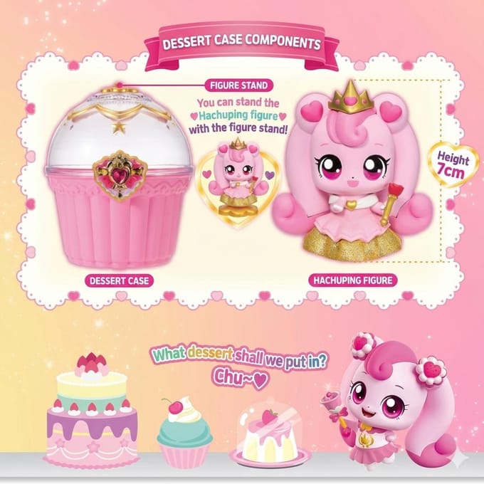 Vangst! Teenieping Hachuping Figuur & Dessertdoos Set white