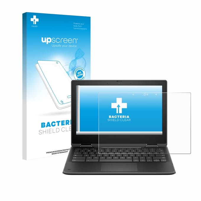 upscreen - Screenprotector voor HP Fortis Flip G1i 11" - Folie Beschermfolie transparant antibacterieel