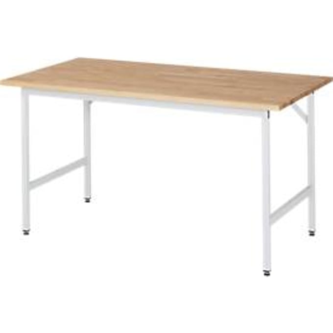 RAU werktafel, beuken blad, 1500 x 1000 x 800-850 mm
