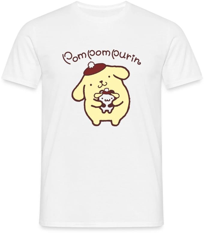 Pompompurin Met Muffin Verkleed Als Pompom Purin T-Shirt Heren