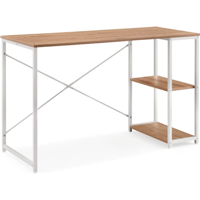 Computertafel / bureau Easy Up2 incl. plank wit/eiken hjh LIVING