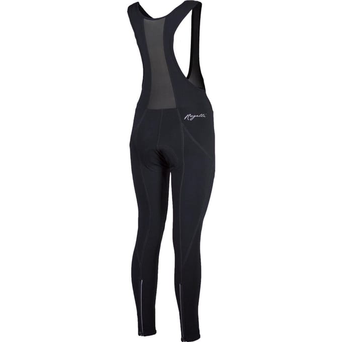 Rogelli Liona Dames Lange Fietsbroek - Zeem - Bretels - Zwart