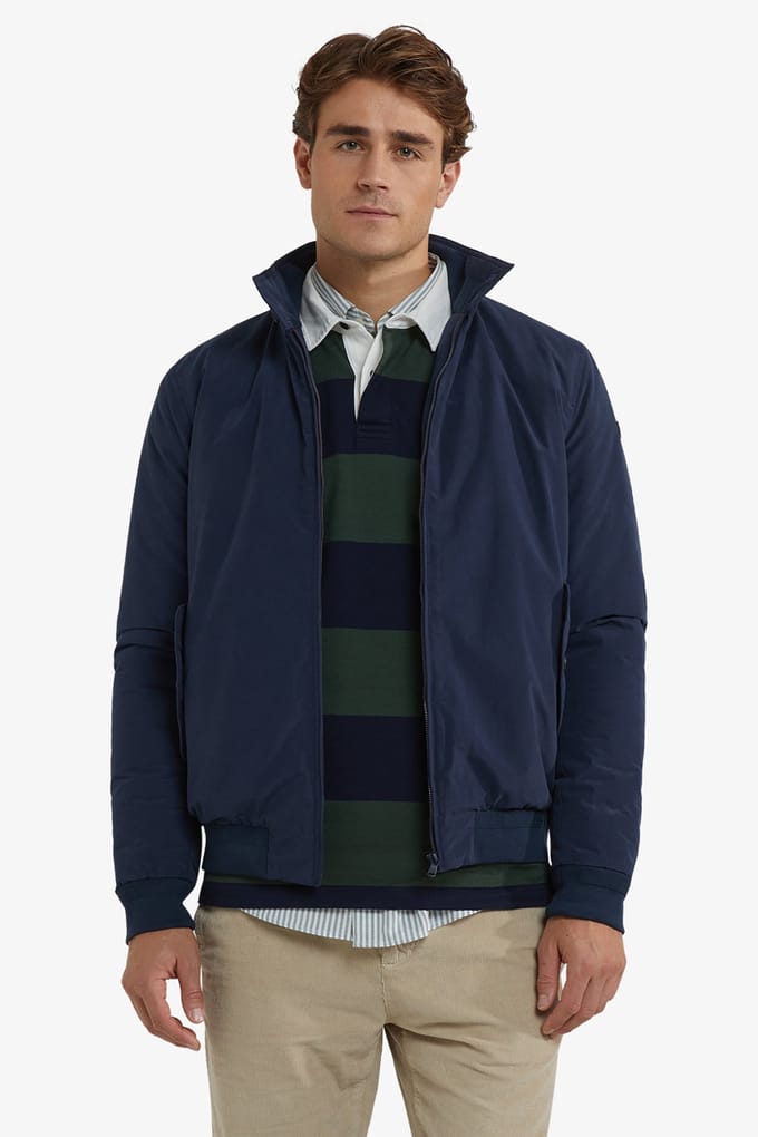 McGregor Classic Bomber Navy Größe: M | Bomberjacken Outlet | Herren | Blau