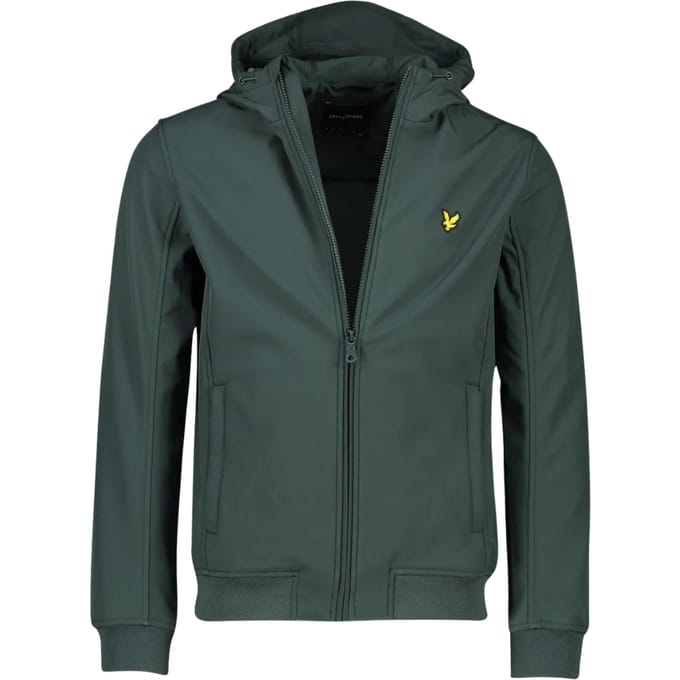 Lyle &amp; Scott Groene Softshelljas Met Fleecevoering