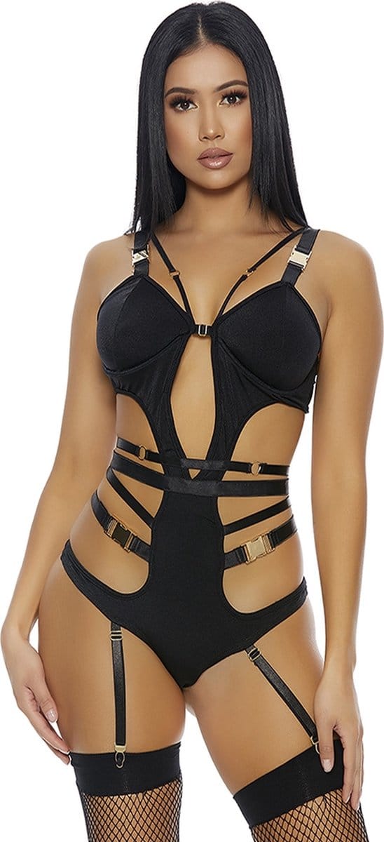 Forplay We Click - Lingerie Set black Large