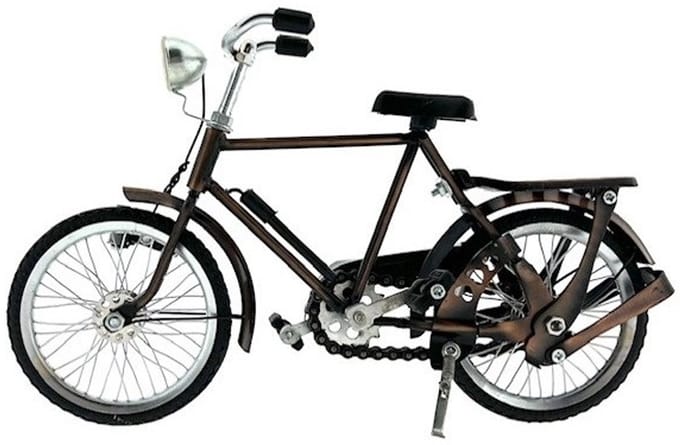 Fiets Fieke van metaal