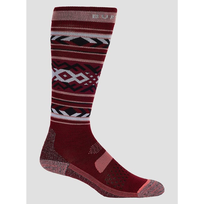 Burton Prfrmnc Lw 2Pk Tech Sokken rood