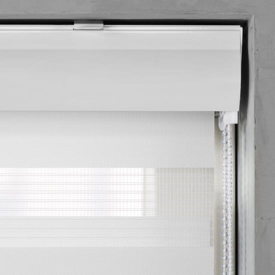 Pure Living - Duo Rolgordijn Lichtdoorlatend - 120x130 cm - Wit