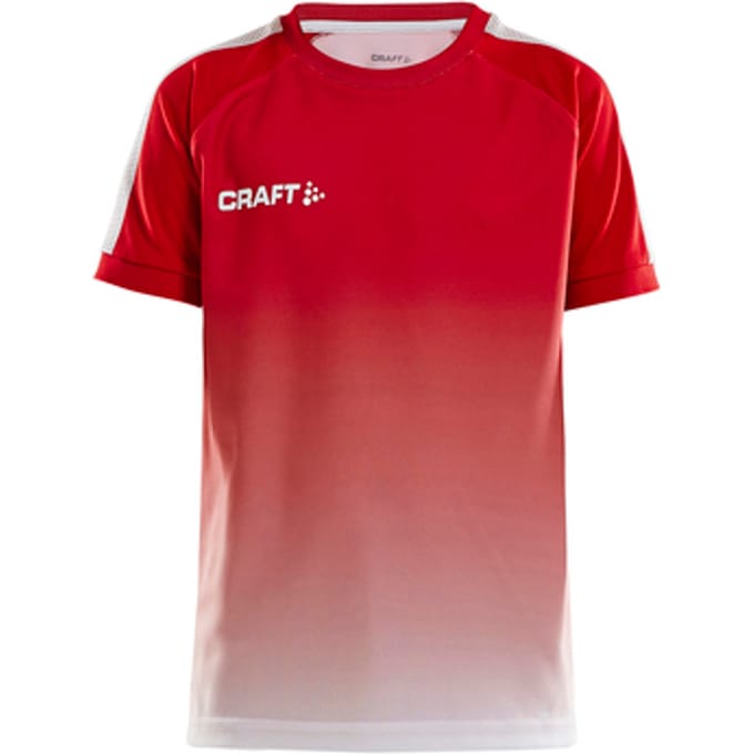 Craft Pro Control Fade Jersey Jr 1906703 - Bright Red/White - 134/140