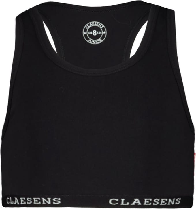 Claesen's® - Meisjes Croptop 1-Pack ZwartCL 7511-Black-2