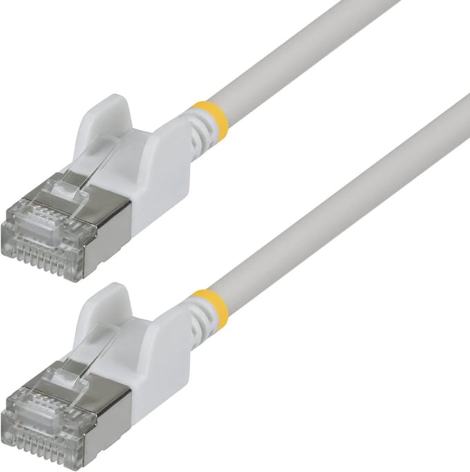 StarTech.com N6APATSTP34WHS4M netwerkkabel Wit 4 m Cat6a U/FTP (STP) Rond