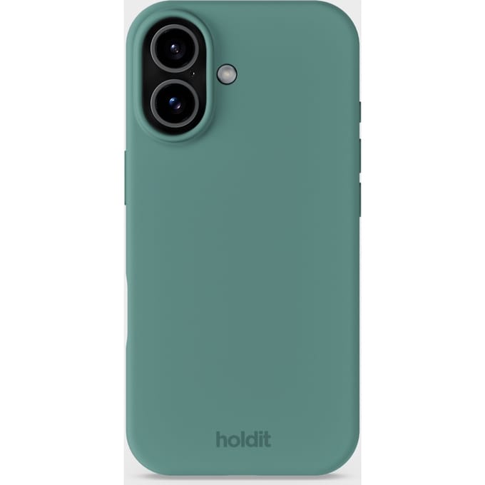 Holdit Silicone Case geschikt voor Apple iPhone 17 - Moss Green