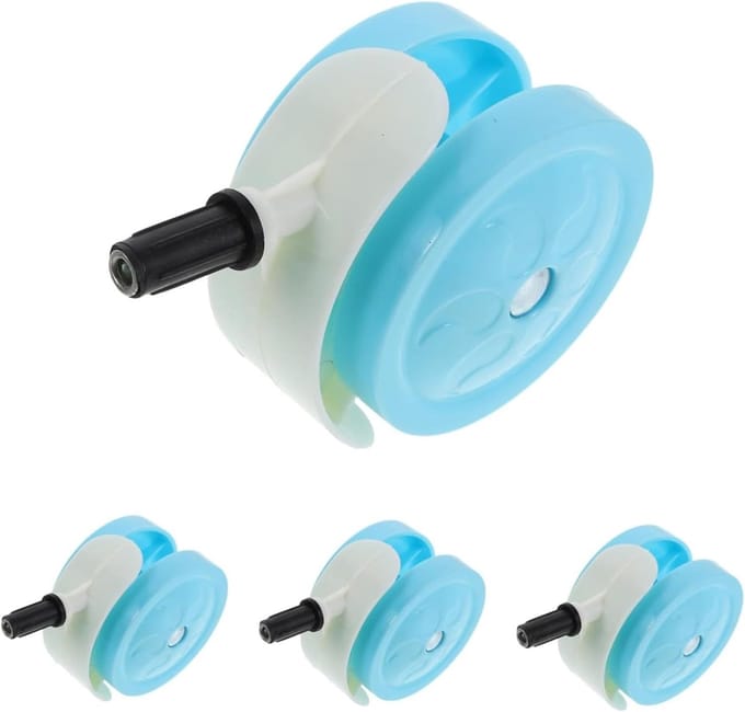 Kinderwagen Wielen - Duwstoel Rollers - Soepel Rijden - Stille Beweging - Set van 4 - Zwart