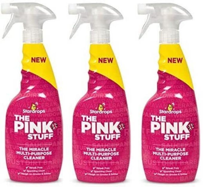 The Pink Stuff - 3x 750 ml - HET Wonder Schoonmaakmiddel - The Miracle Allesreiniger - Bekend van TV
