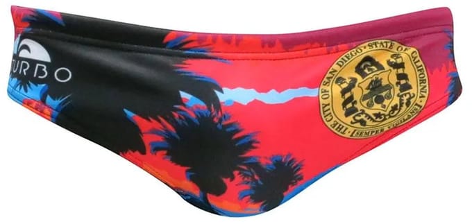 Turbo San Diego Proresist Zwemslip Rood L Man