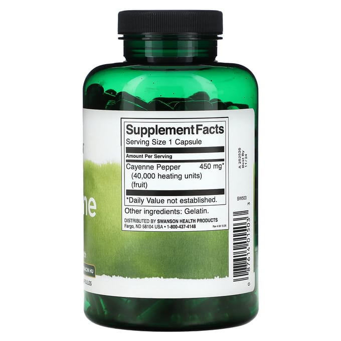 Cayenne, 450 mg, 300 Capsules