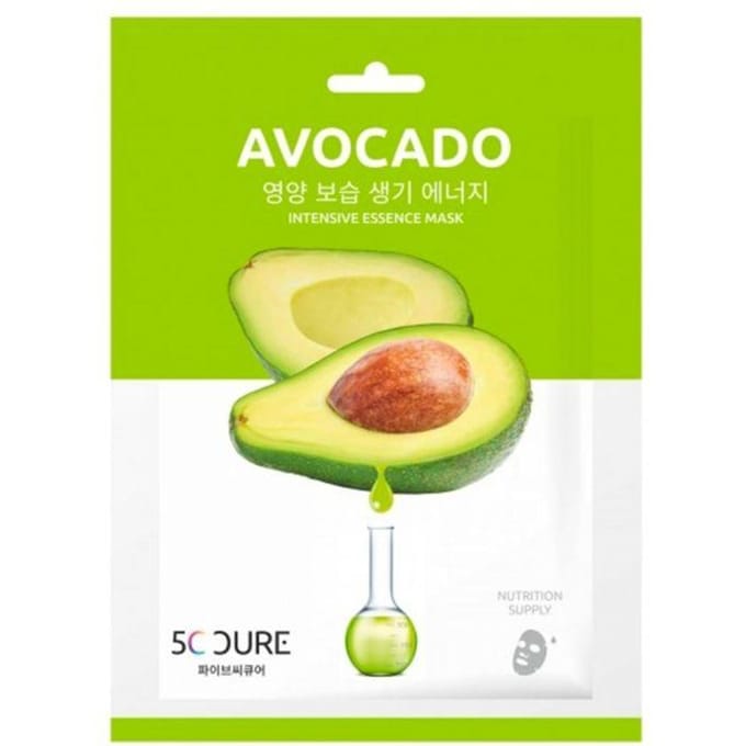 Jkosmec 5C Cure Essence Intensive Stoffen Masker Avocado 25 ml