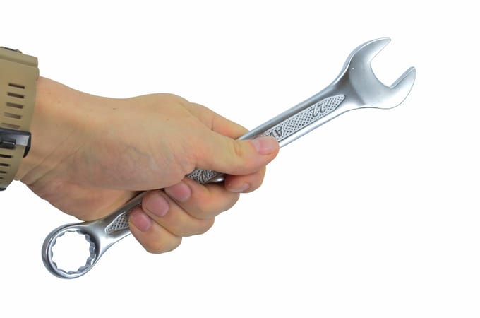AWTools Black Line - Ringsleutel - 23mm - CrV Staal - Satijn Finish