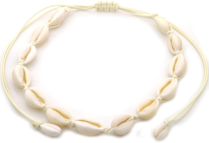 D-D11.1 N938-003A-1 Necklace Shells Adjustable