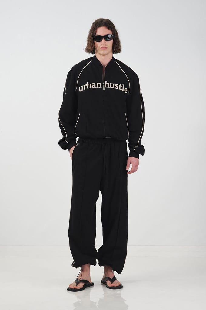 Heren Katoenen Bomber Col Vest
