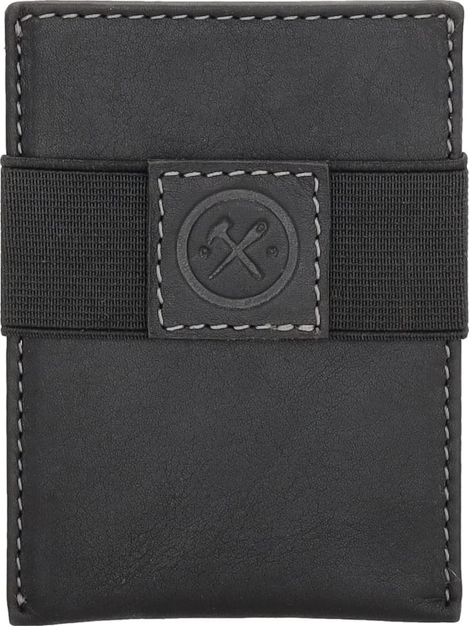 Hide & Stitches Japura Creditcard etui - Zwart - 100% Leer