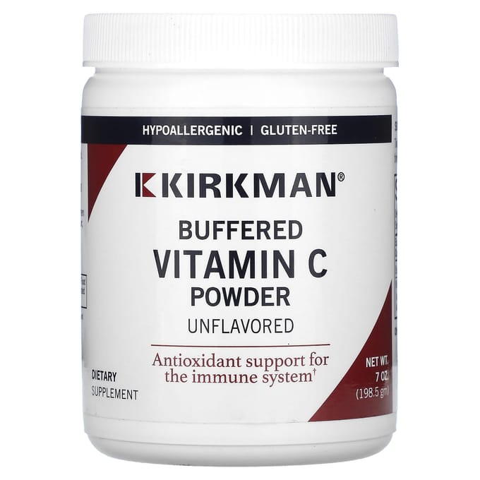 Kirkman Labs, Poudre de Vitamine C Tamponnée, Non Aromatisée, 7 oz (198,5 g)