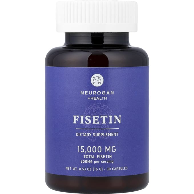 Neurogan Health, Fisetin, 500 mg, 30 capsules
