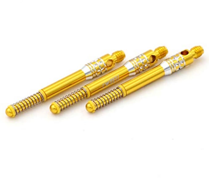 Dart Schachten met Ingebouwde Veer - Telescopische Set van 3 Darts