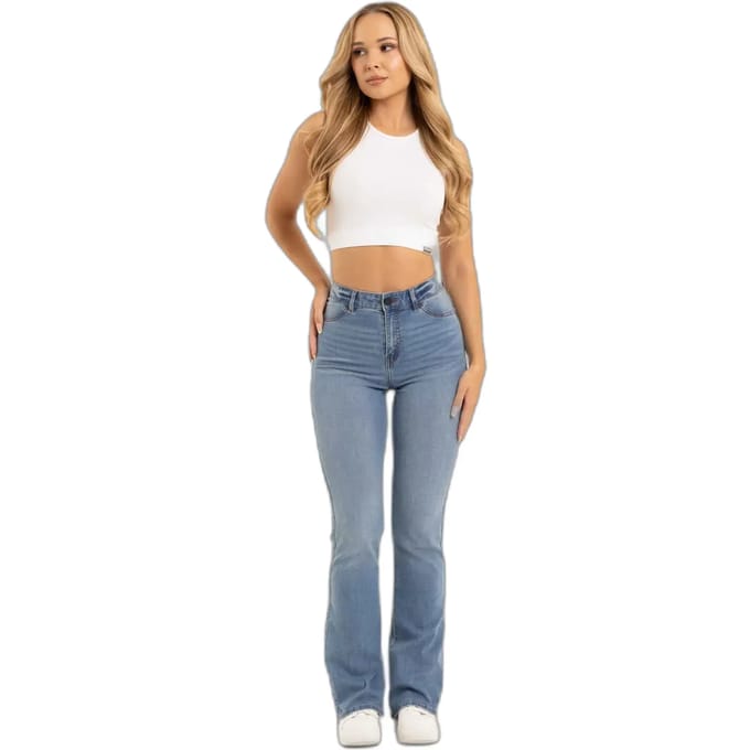Damesjeans flare Gym Glamour