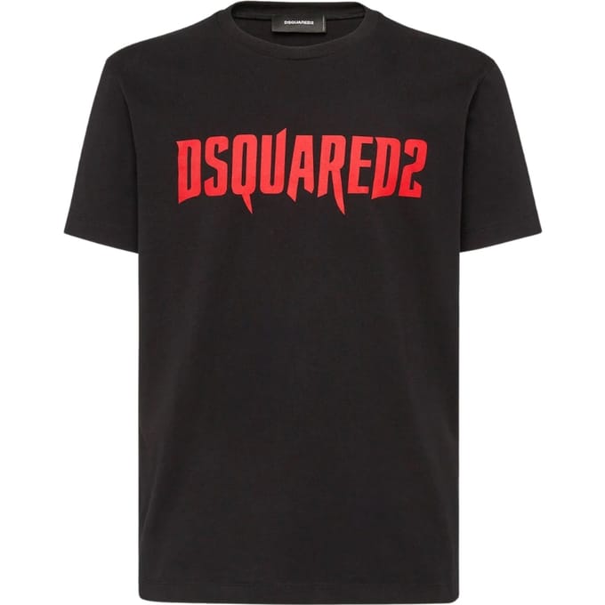 Dsquared2 Horror Logo Zwart T-shirt