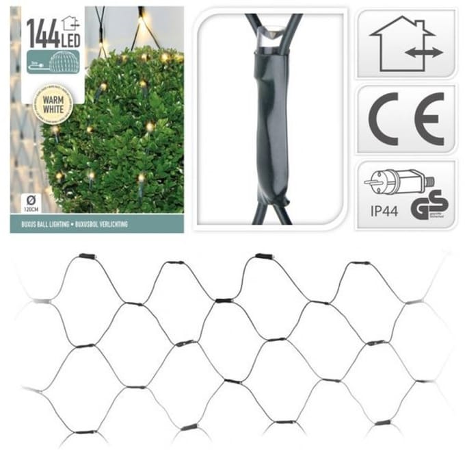 Nampook Buxusbalverlichting - 144led ww