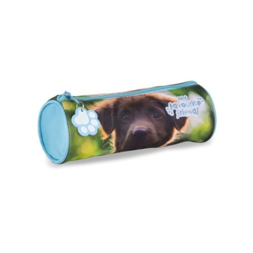 Lannoo Graphics - MY FAVOURITE FRIENDS ETUI ROND 23CM BLUE / DOG