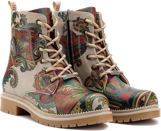 Goby – Dames Boots Bohemian Soul – Handmade – Vegan – Maat 41