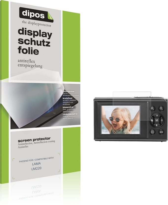 dipos – 4x Matte Beschermfolie geschikt voor LAMA LM220 | Krasbestendige & antireflecterende Screenprotector Ultra-Thin
