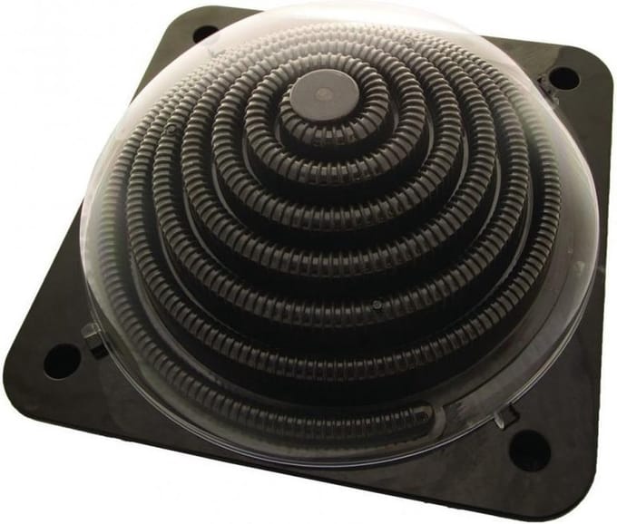 Aquaforte Zwembadverwarming Solar Heater Dome 5 Liter Zwart