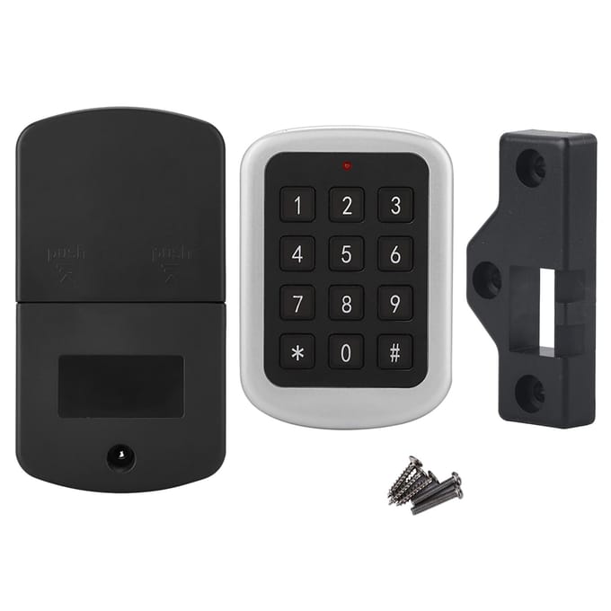 Huisbeveiliging Wachtwoord Code Slot Elektronisch Garderobe Archiefkast Ladeslot black